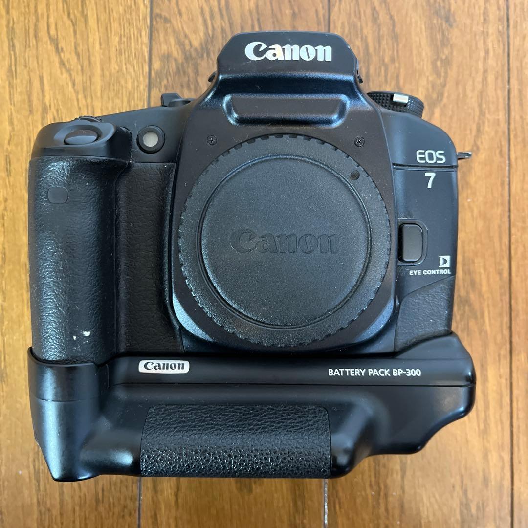 Canon EOS 7 一眼レフカメラ BP-300バッテリーグリップ付き