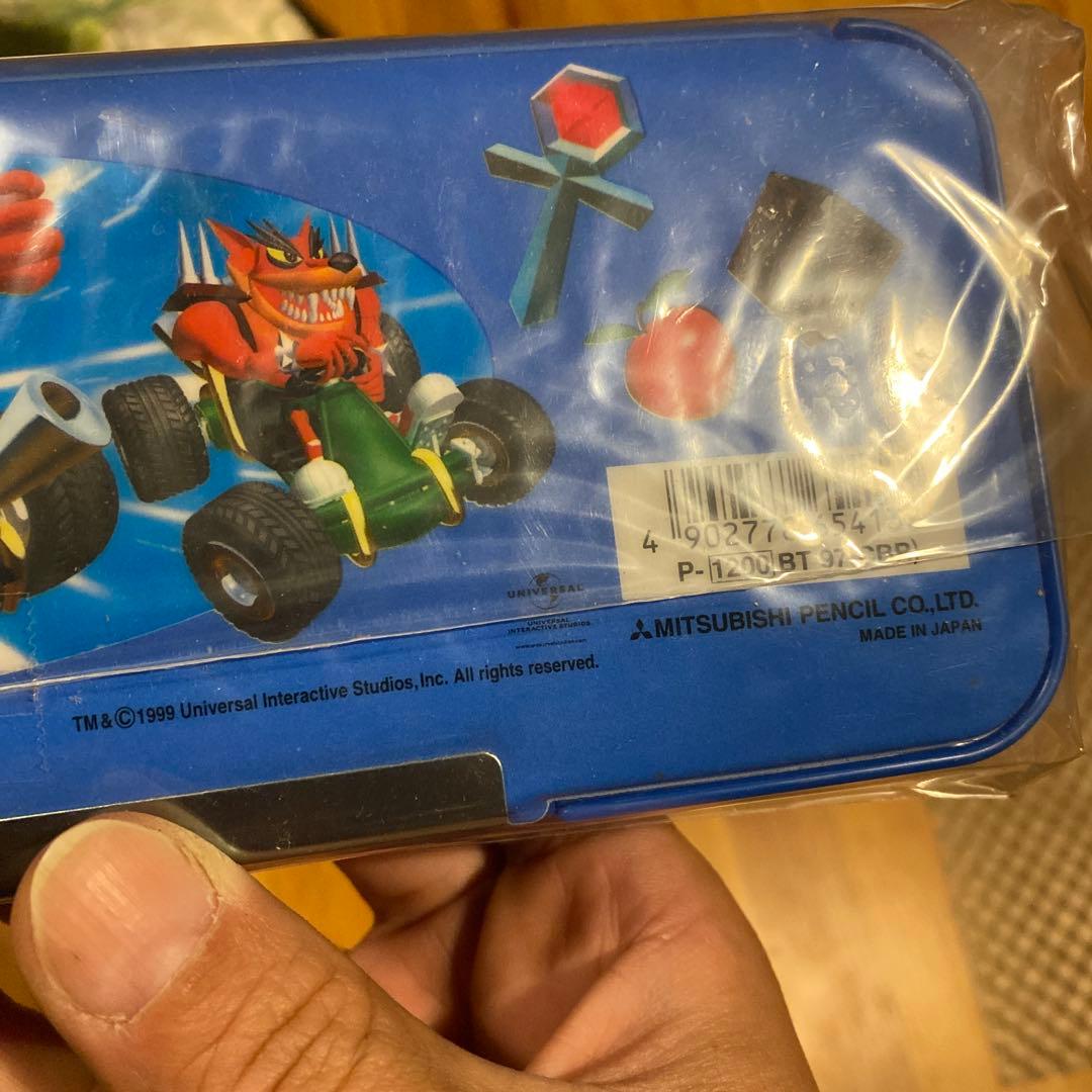 クラッシュ・バンディクー システム筆箱　平成レトロ　当時物