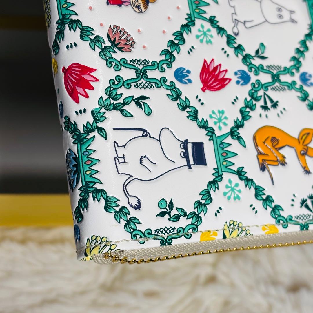浅草文庫 MOOMIN ムーミン ラウンドジップ 長財布 ムーミン谷の仲間たち