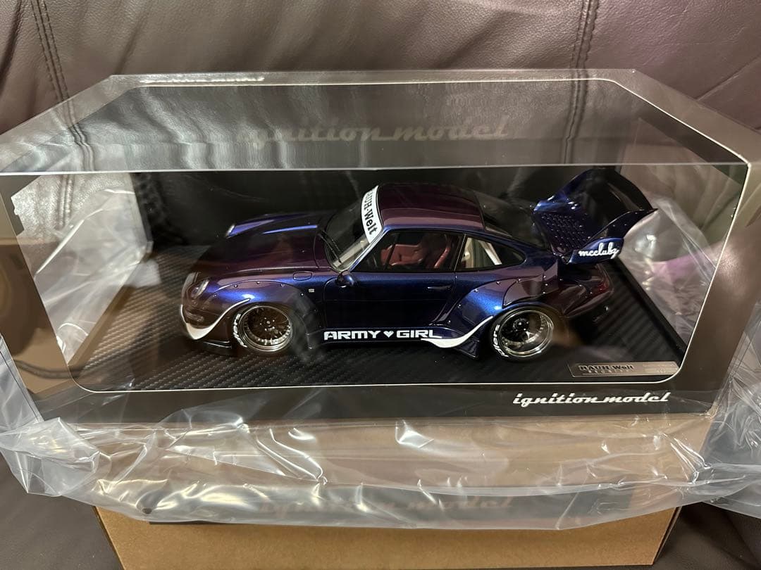 1/18 イグニッションモデル RWB 993 ポルシェ 紫 ignition