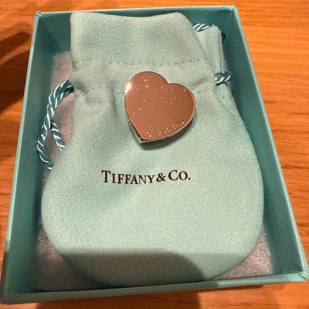 Tiffany & Co. ハート型　スカーフリング　箱&巾着付き