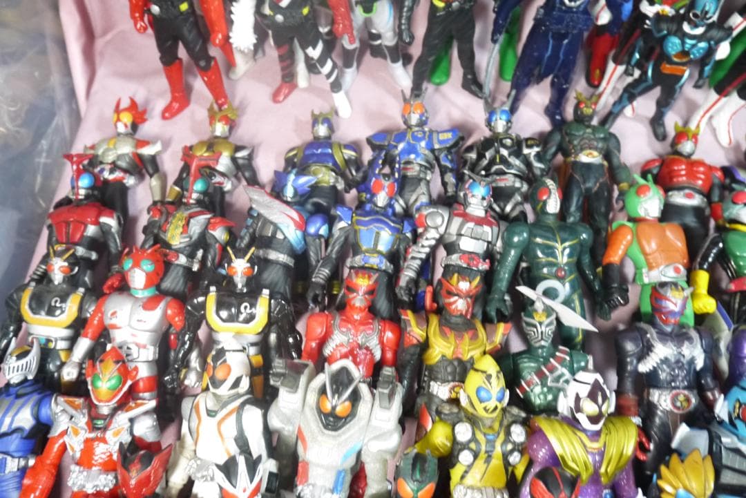 ライダーヒーローシリーズ　ビッグサイズソフビ　134体セット