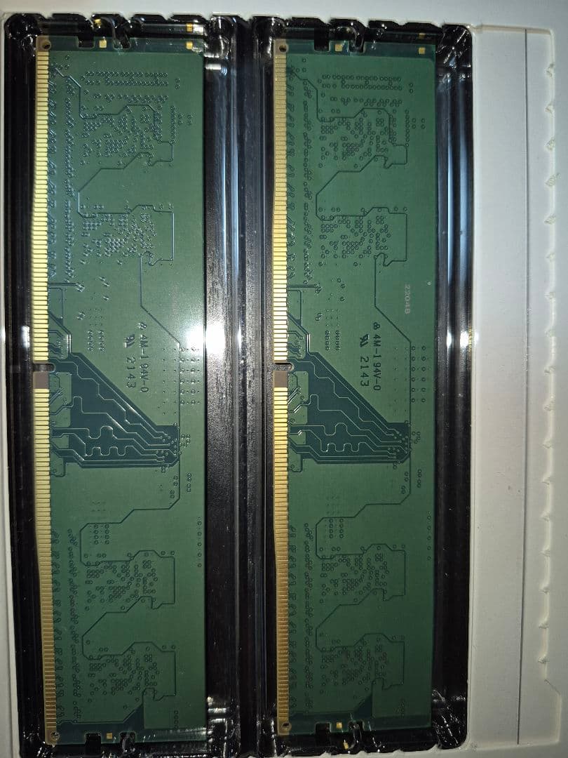 Kingston　DDR4 8GB×2枚　16GB　デスクトップ用PCメモリ