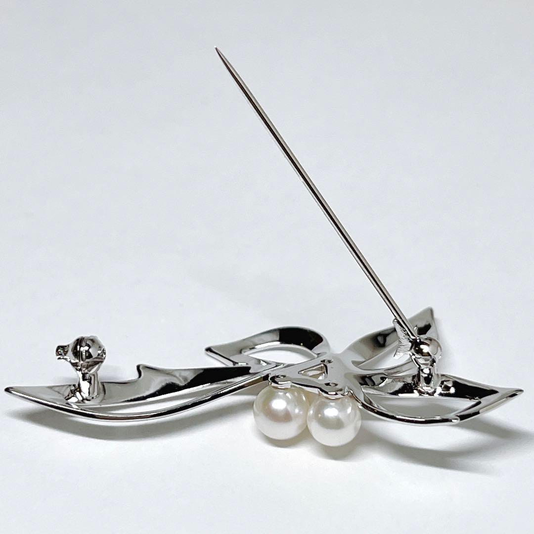 【未使用品】✨MIKIMOTO ミキモト パール　本真珠　ブローチ　NHK