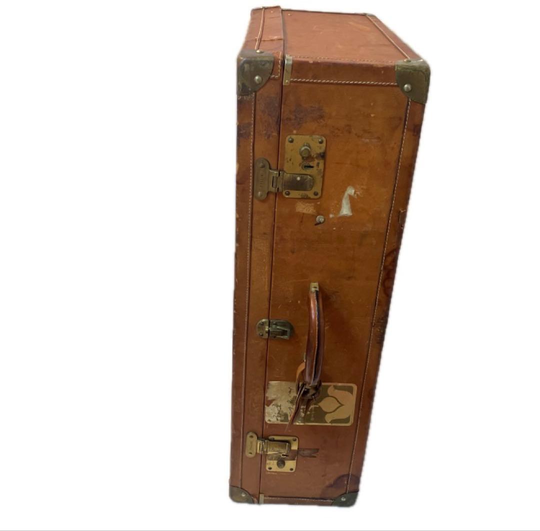 Polo ラルフローレン　本革レザー トランク　スーツケース　ヴィンテージ