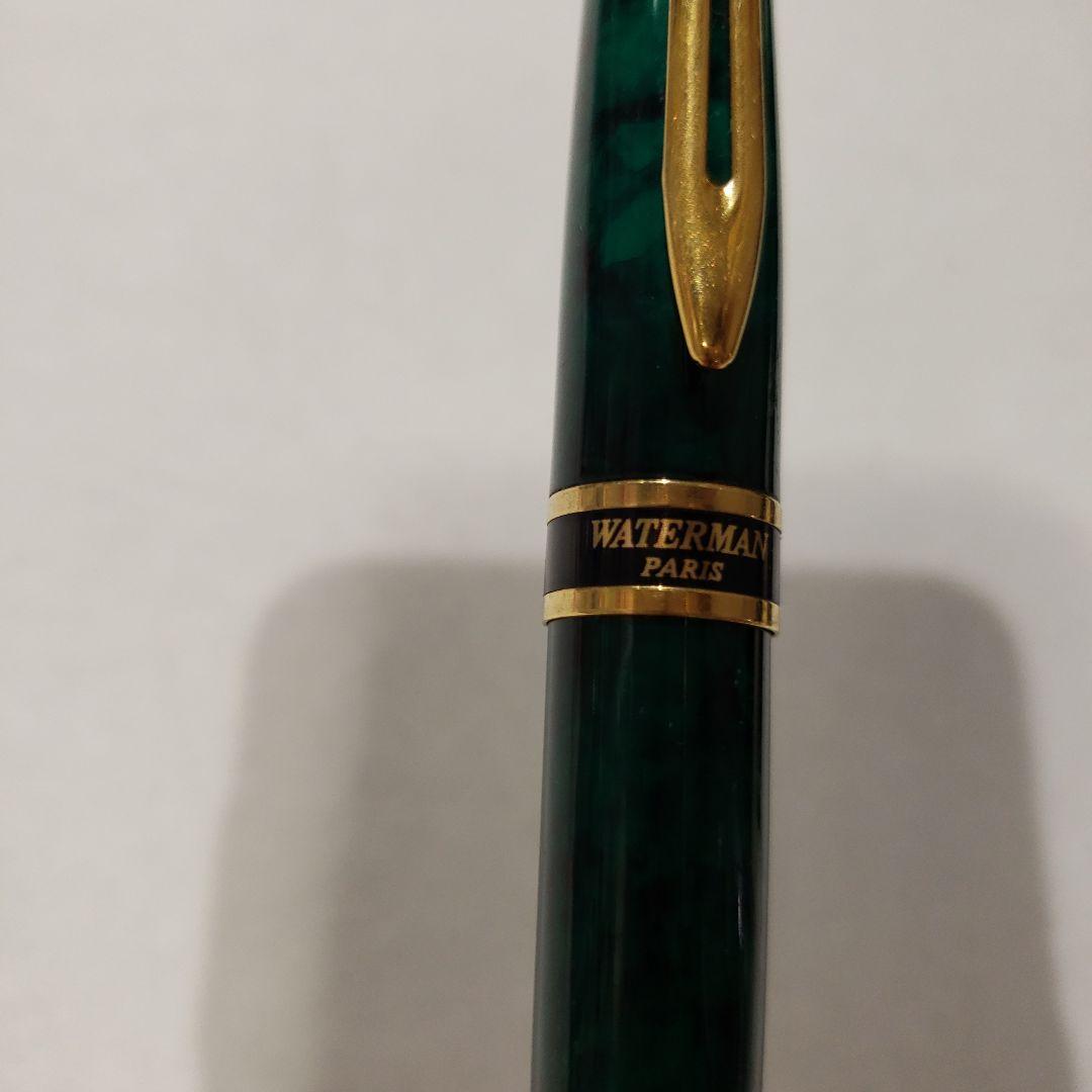 ウオーターマン　万年筆　グリーン