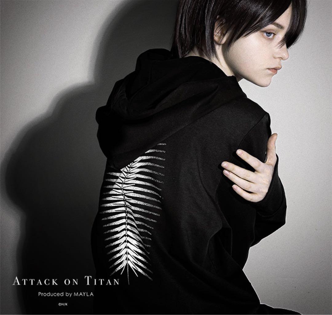 進撃の巨人　終尾のパーカー　Tシャツ　Mサイズ　mayla エレン　終尾の巨人