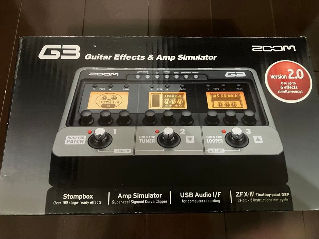 Zoom G3 ギターエフェクト&アンプシミュレーター& FP02M（ペダル）