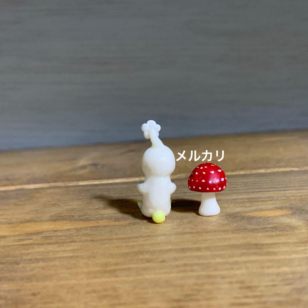 ハンドメイド　お花ねこ　きのこ　ミニチュア　作家