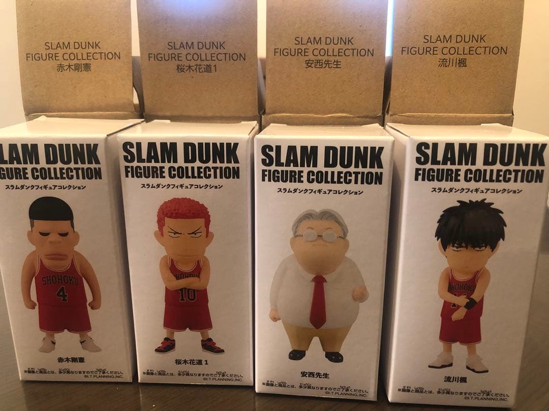 スラムダンク　フィギュアコレクション 赤木・桜木①・安西先生・流川