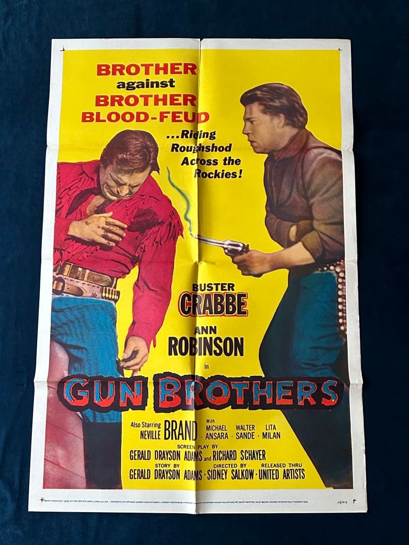 ガン・ブラザーズ　USオリジナル映画ポスター