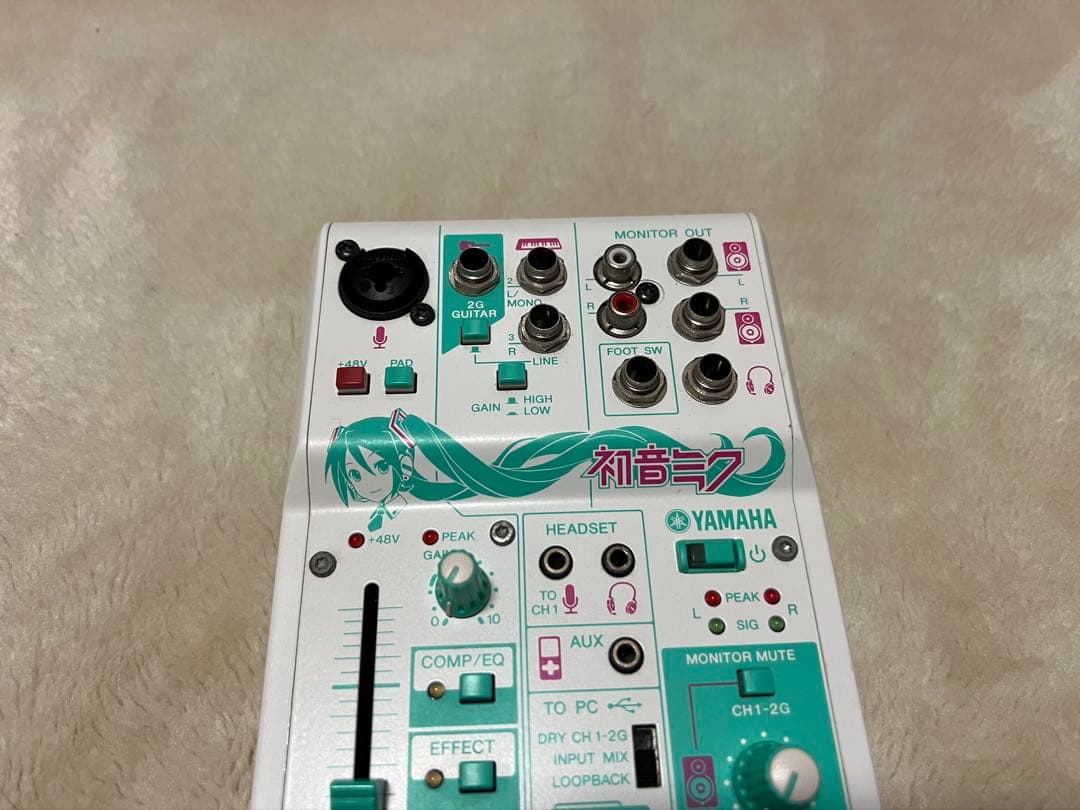 YAMAHA AG03 MIKU オーディオインターフェース