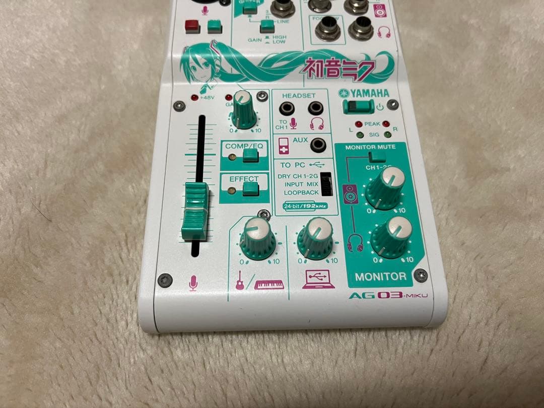 YAMAHA AG03 MIKU オーディオインターフェース