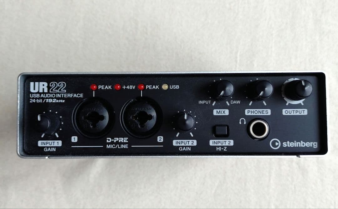 steinberg CUBASE AI UR22 オーディオインターフェース