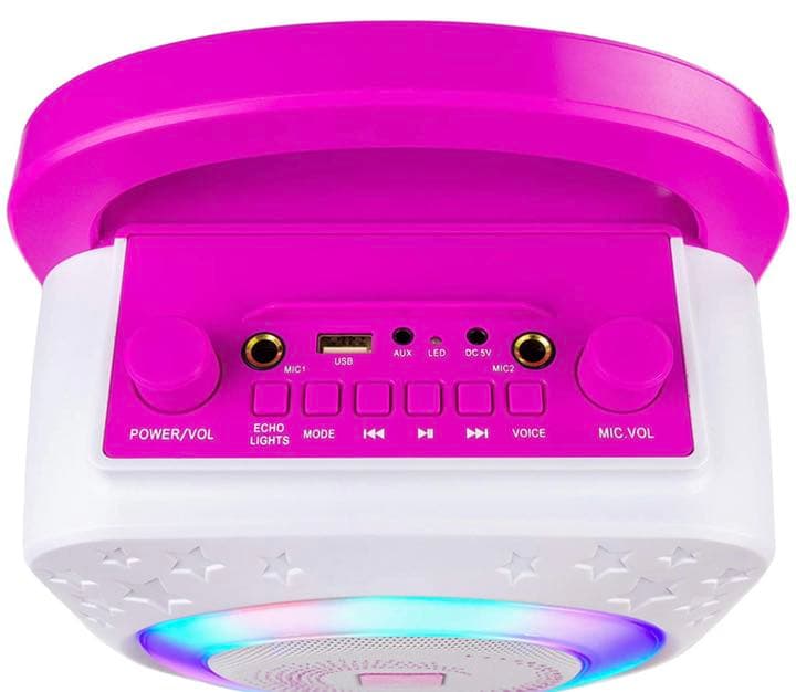 Bluetooth カラオケマイク 手持ちマイク2本 内蔵バッテリーParty