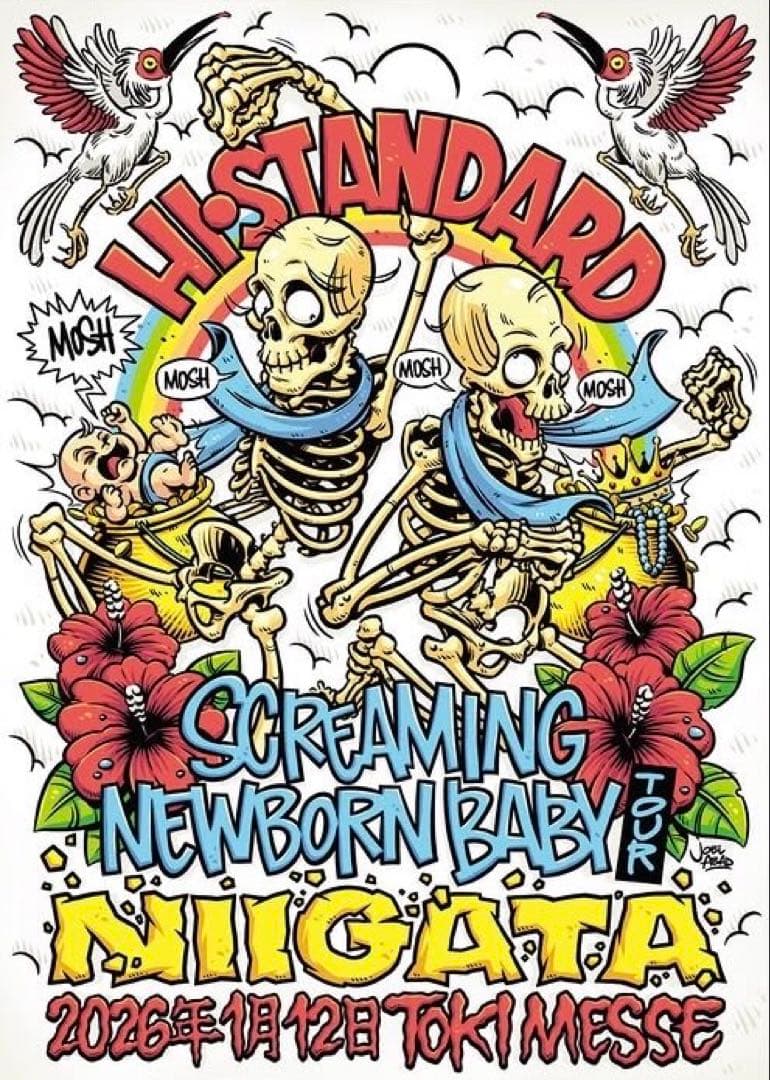 Hi-STANDARD ハイスタンダード SNB朱鷺メッセ限定ポスター 新潟