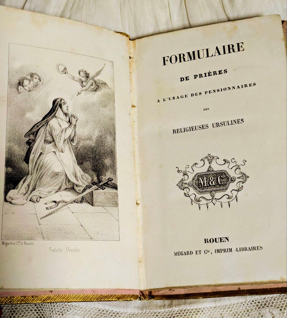 フランスアンティーク 金色とピンクの装丁版 1月末まで出品