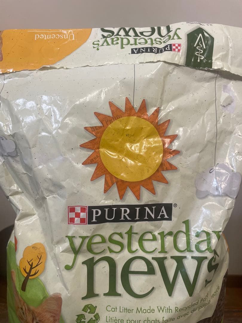 PURINA yesterday's news 6.8kg 猫砂　フェレット