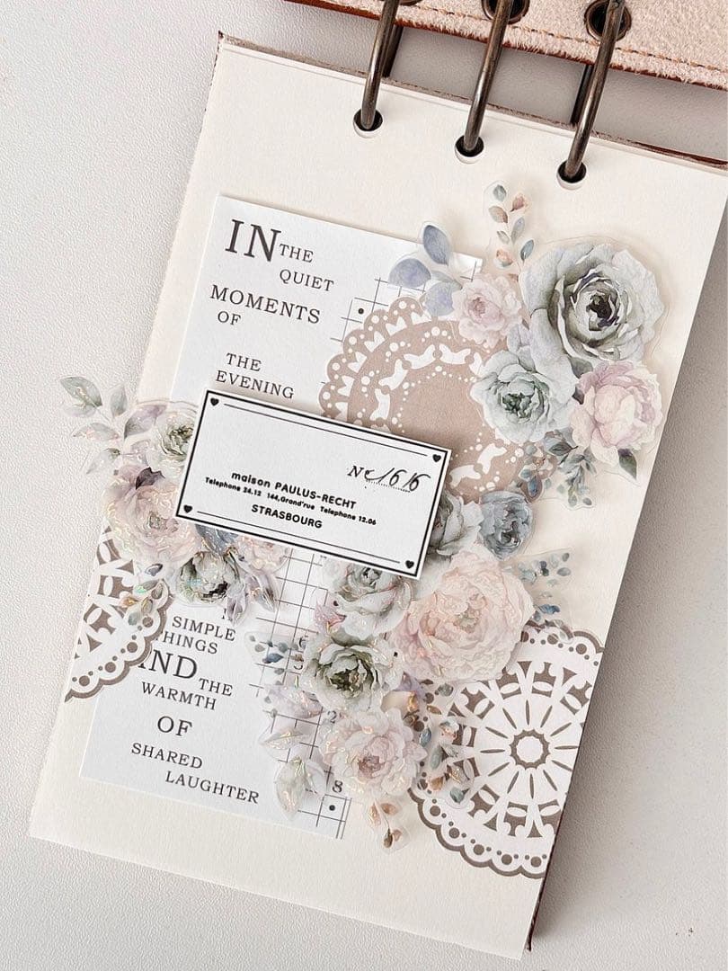 コラージュ素材　紙もの　素材紙　【2194】