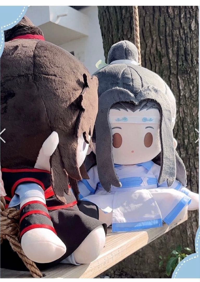 魔導祖師　40cm 藍忘機ぬいぐるみ　抱きぐるみ　陳情令