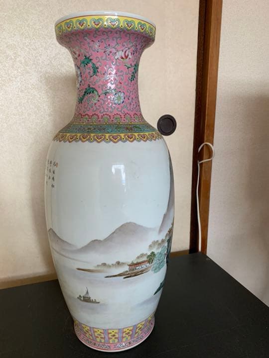 花瓶 中国美術　景徳鎮製　年代物