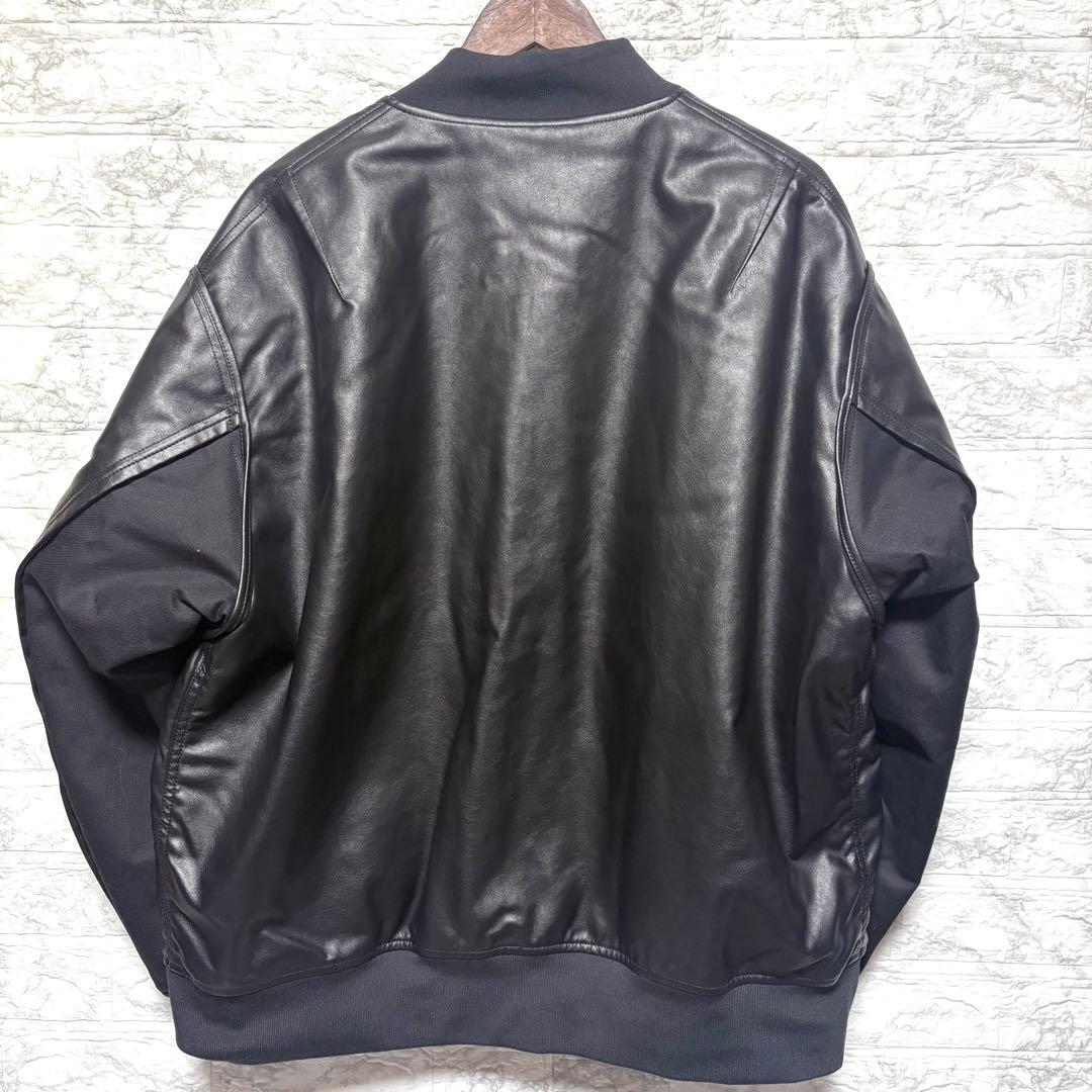 GU UNDERCOVER フェイクレザーリバーシブルブルゾン XXL
