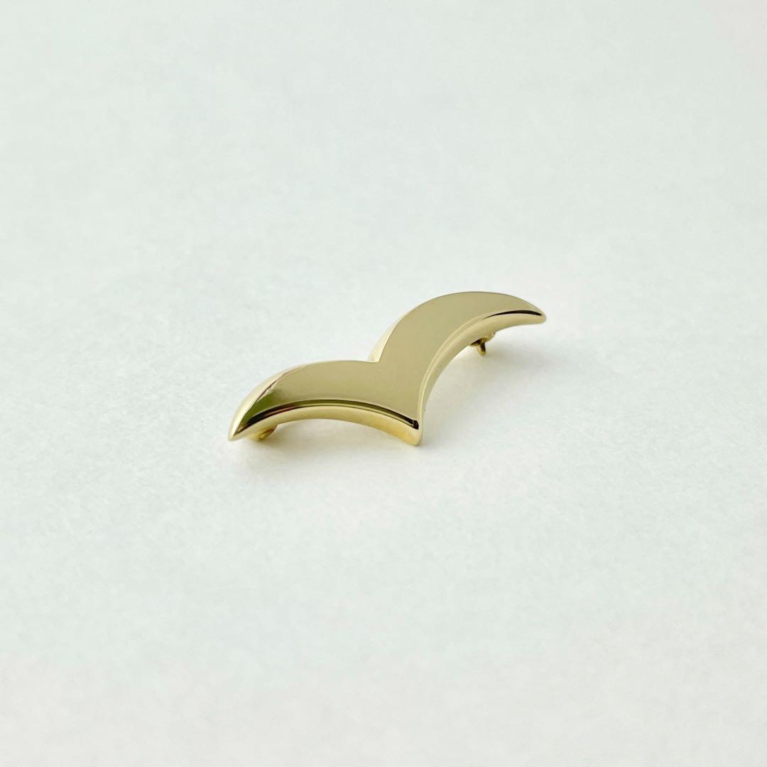 K18 ティファニー　シーガル　ブローチ