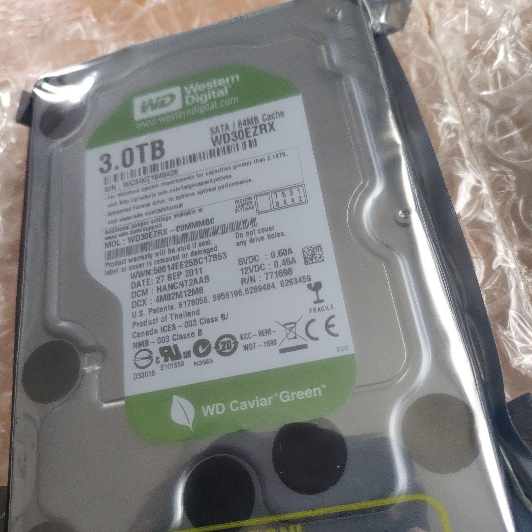 WD WD30EZRX [3TB SATA600]2台セット