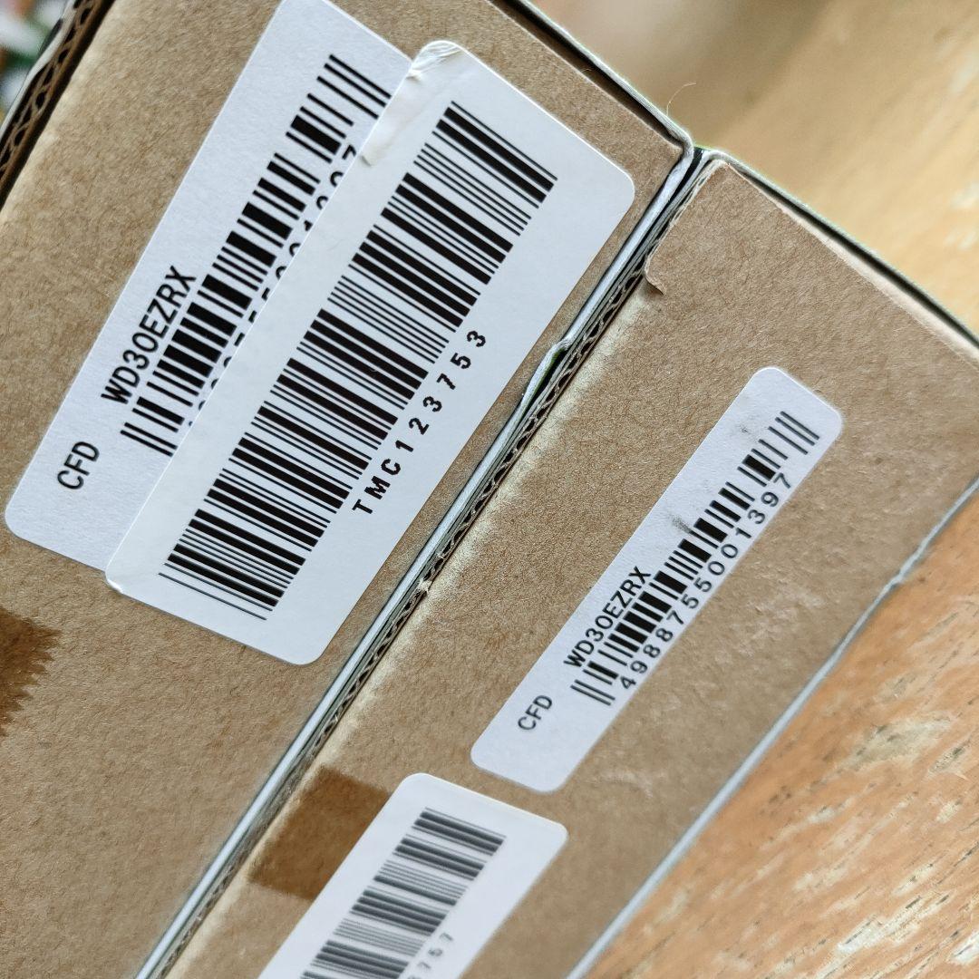 WD WD30EZRX [3TB SATA600]2台セット