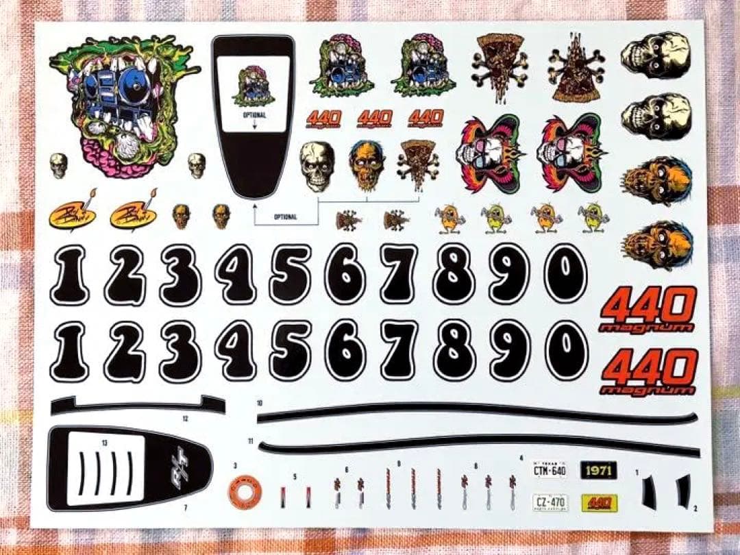 絶版 amt 1/25 ダッジ・チャージャー w/ダーティーダニーアートデカール