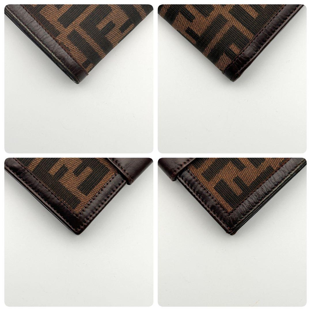 FENDI フェンディ 二つ折り財布 ズッカ柄 がま口 ヴィンテージ【希少性大】