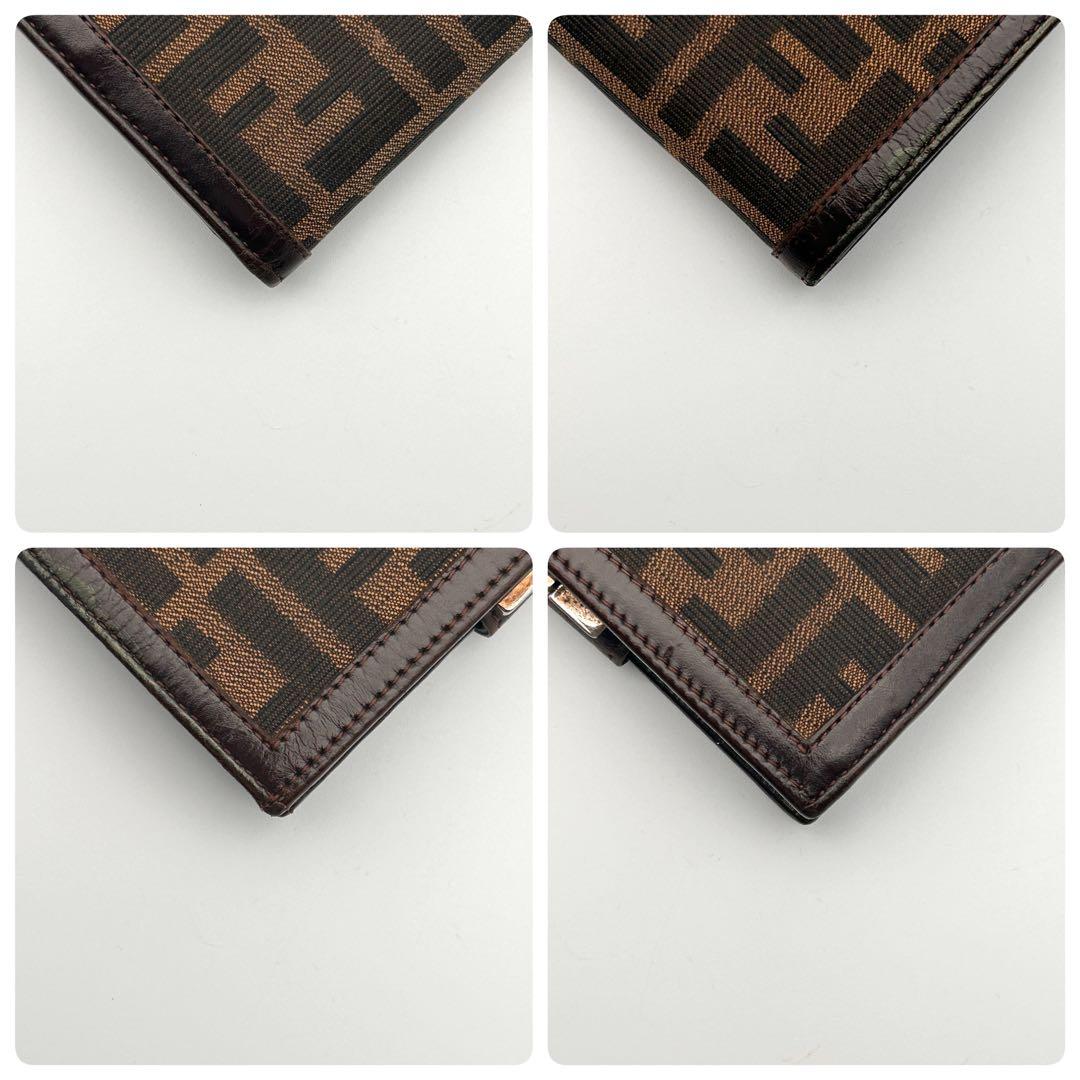 FENDI フェンディ 二つ折り財布 ズッカ柄 がま口 ヴィンテージ【希少性大】