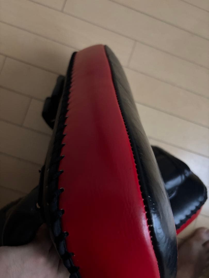 TWINS SPECIAL キックミット 黒/赤