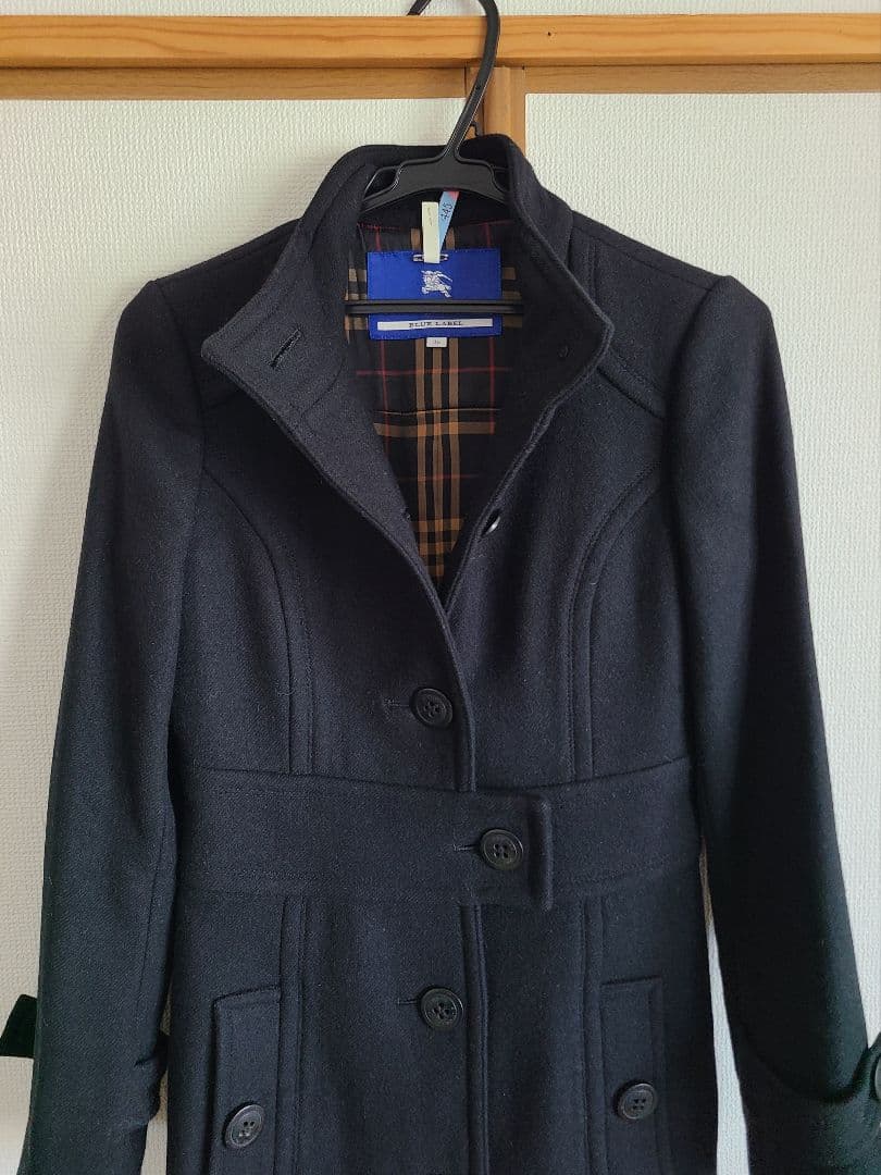 【お値下げ中】美品 BURBERRY ブルーレーベル コート ブラック