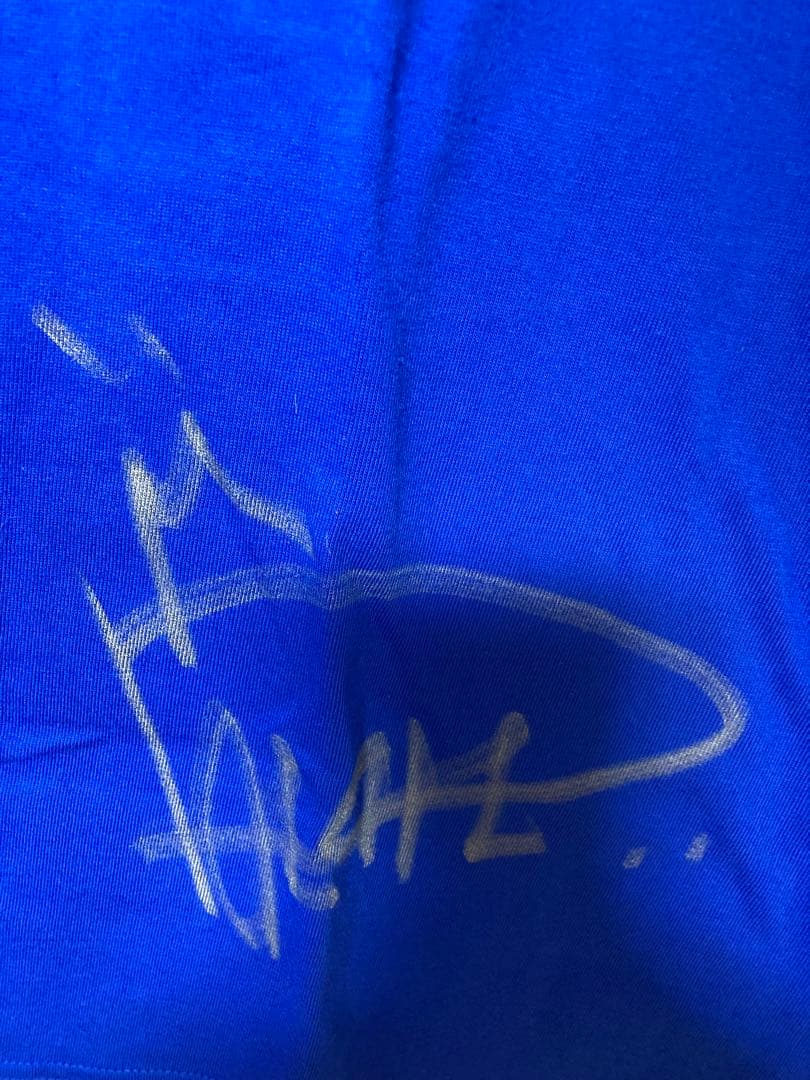 Tシャツ　三浦大知 2016 ファンクラブ サイン入り M 青　ブルー　激レア