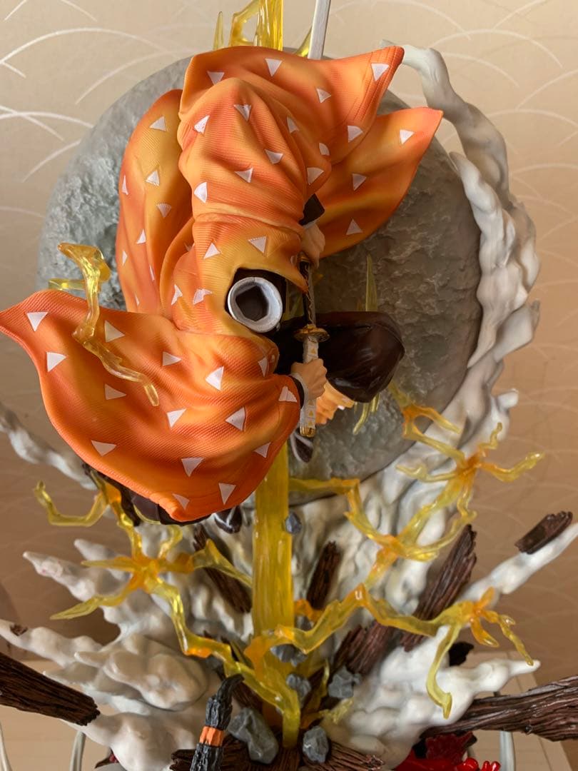 我妻善逸鬼滅の刃 フィギュア 約51cm