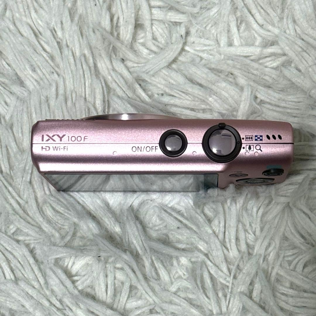Canon IXY 100F ピンク デジカメ Wi-Fi 箱付き
