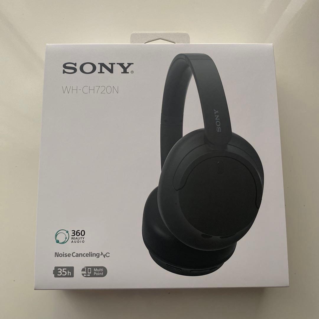 SONY WH-CH720N ワイヤレスヘッドホン　ブラック
