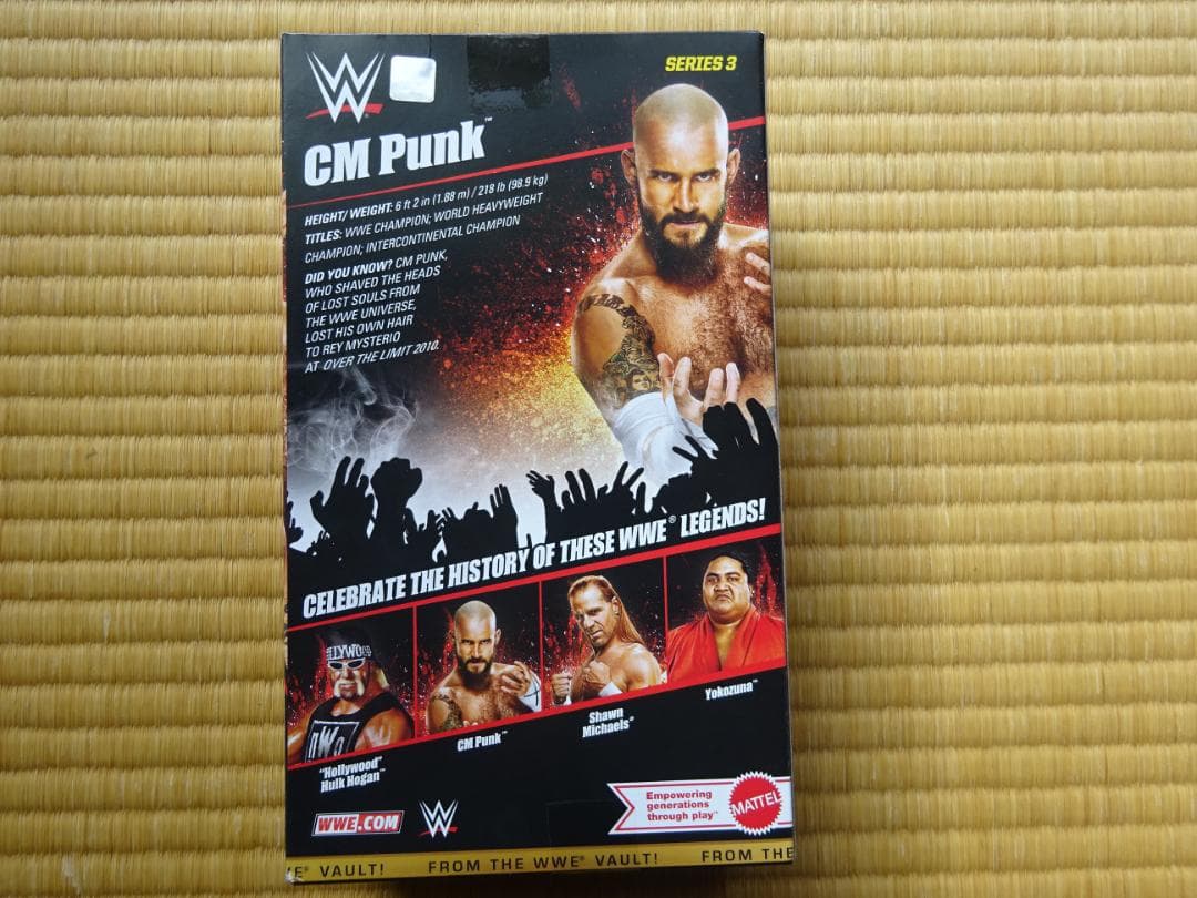 CM Punk フィギュア　WWE 　CMパンク