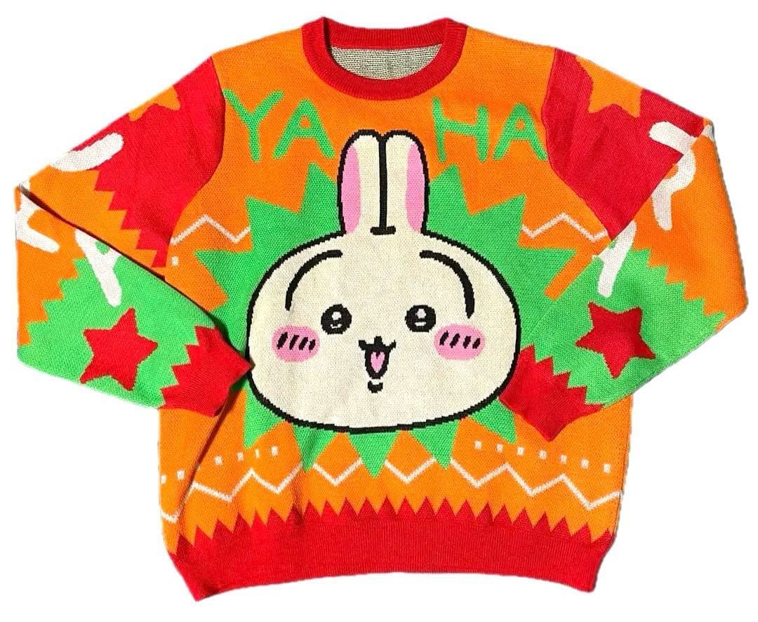 うさぎ 抽選 ちいかわ × セブンイレブン オリジナルセーター オーバーサイズ