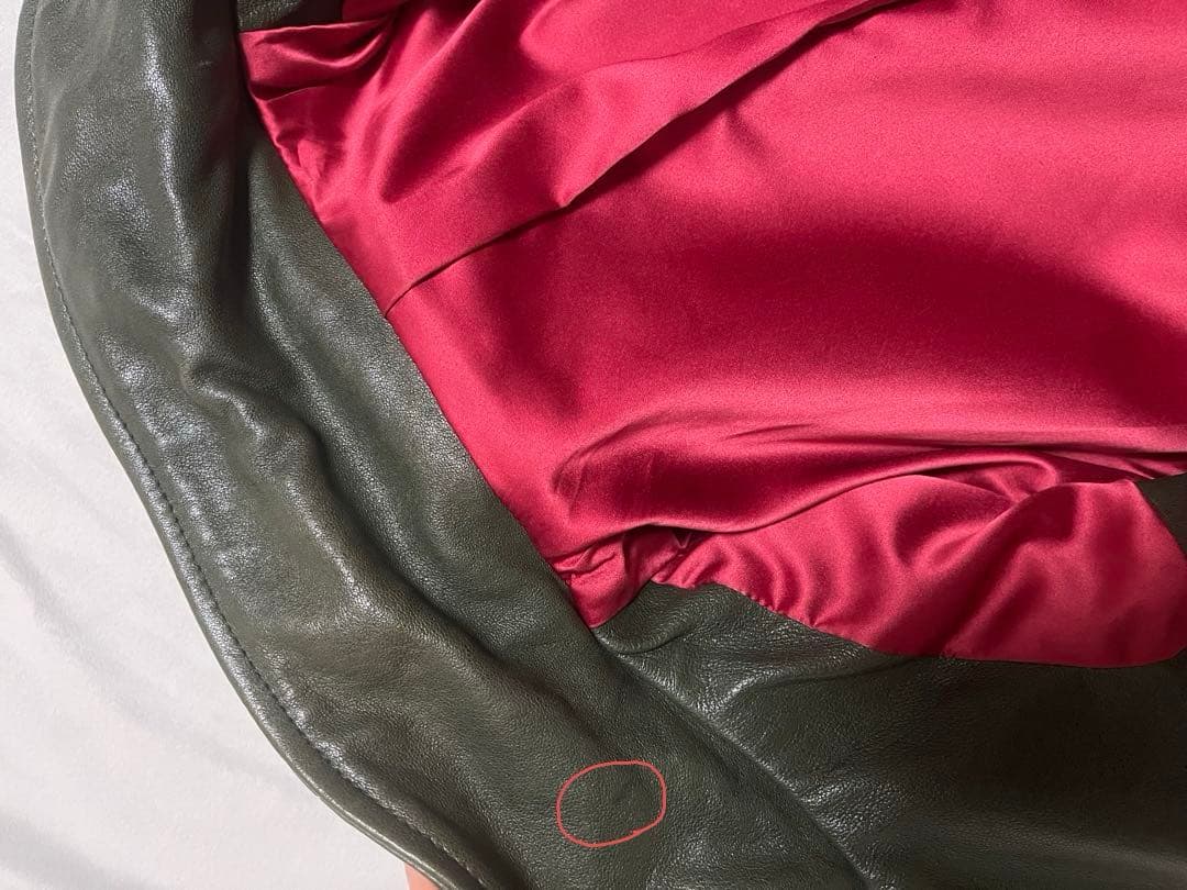 NO ID ノーアイディー　シープレザー　ライダース