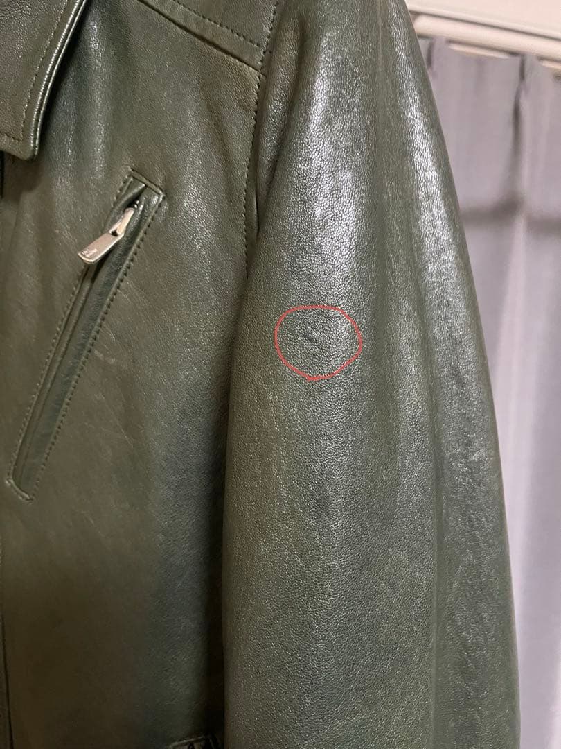 NO ID ノーアイディー　シープレザー　ライダース