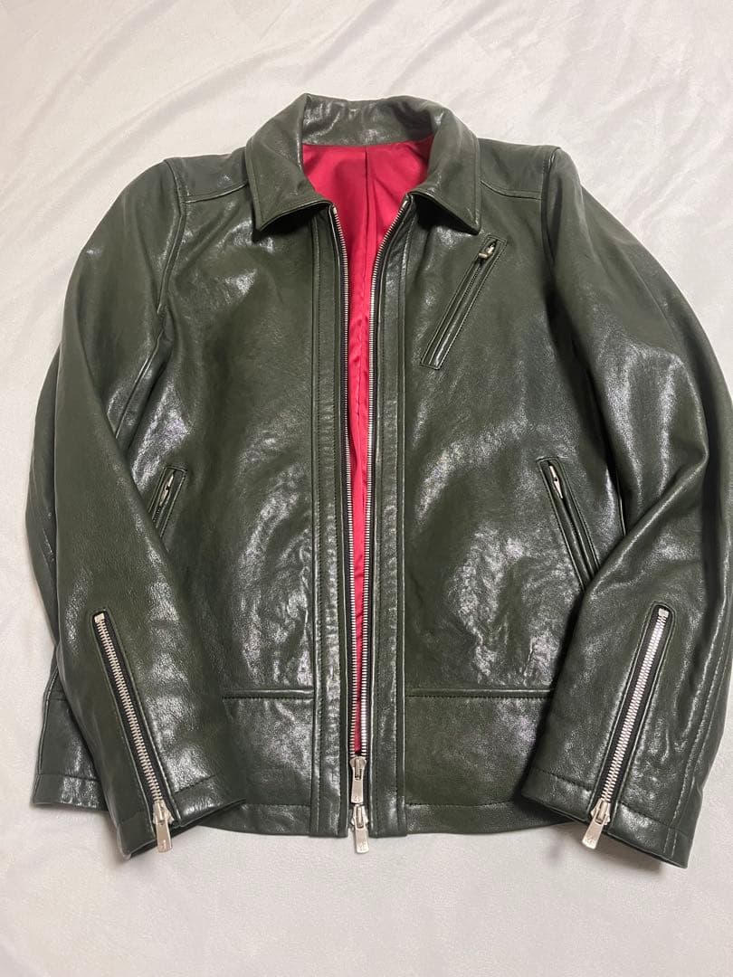 NO ID ノーアイディー　シープレザー　ライダース