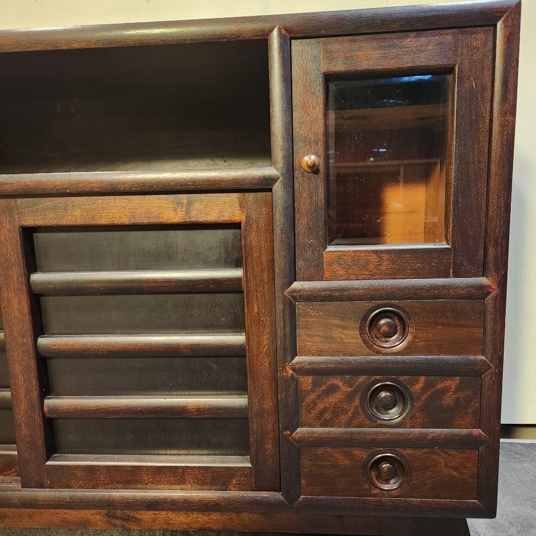 希少!!年代物 松本民芸 サイドボード 飾り棚 キャビネット