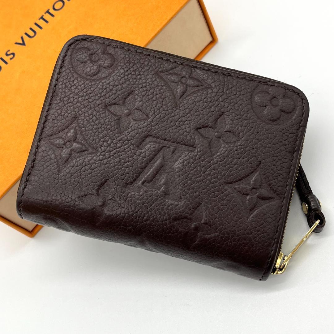 ルイヴィトン　ジッピー　パース　アンプラント　ダークブラウン　箱付き