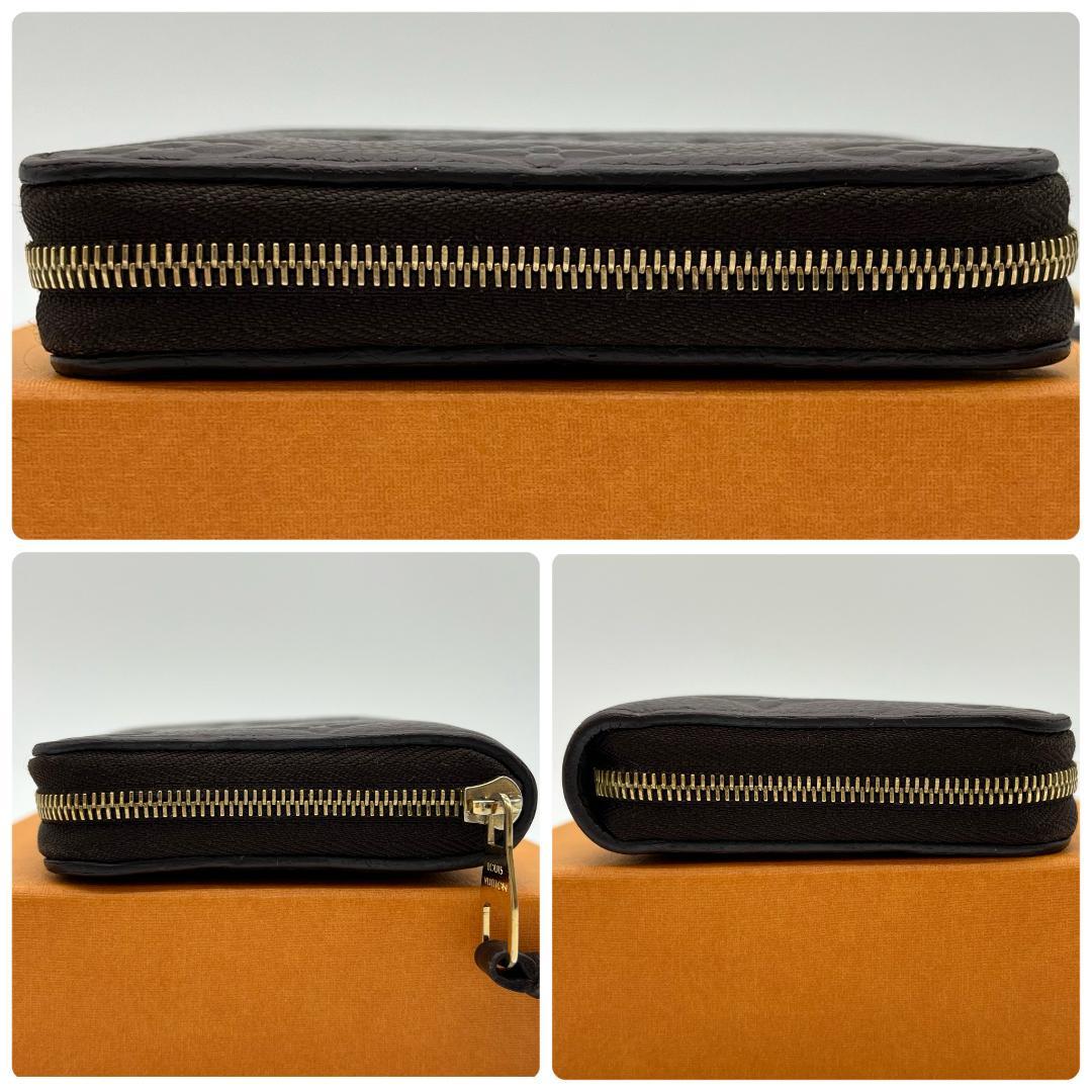 ルイヴィトン　ジッピー　パース　アンプラント　ダークブラウン　箱付き