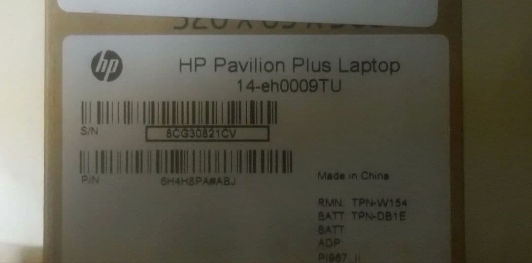 HP Pavilion Plus 14-eh0009TU ジャンク