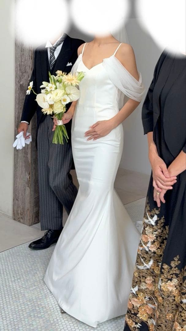 【週末セール！！】オフショルダー ウェディングドレス