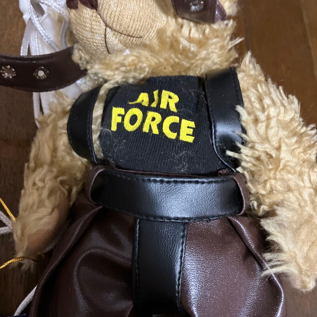 AIR FORCE テディベア　パラシュート付き