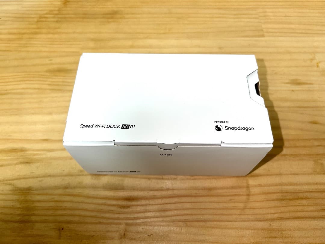 新品未使用✨ Speed Wi-Fi DOCK 5G 01